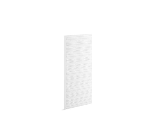KOHLER K-39436-T08L-HW1 Stoneridge 96" X 42" Left Shower End Wall With Linear Design - Honed White