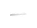 KOHLER K-39443-LWM-HW1 Stoneridge Shaving Ledge/Footrest, Left Wall-Mount - Honed White