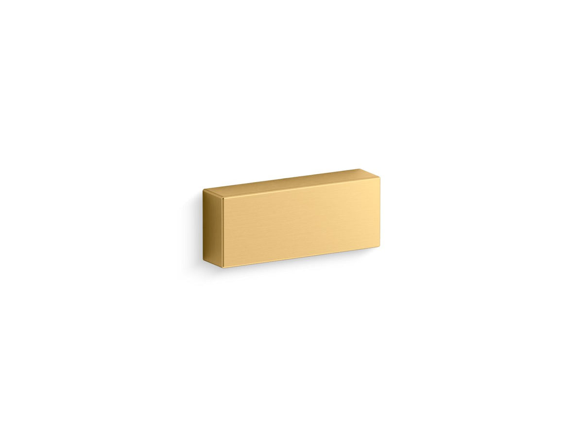 KOHLER K-39524-L-2MB Brazn Left-Hand Trip Lever - Vibrant Brushed Moderne Brass