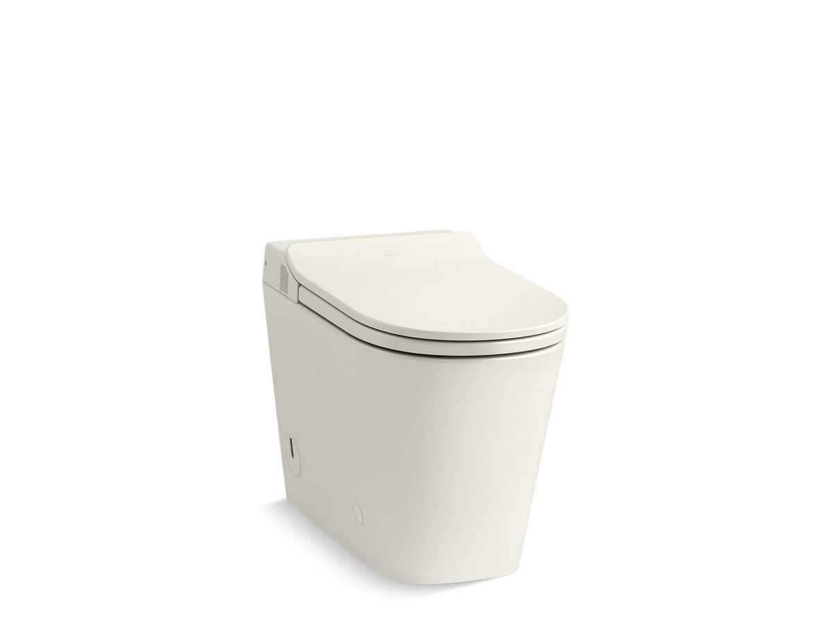 KOHLER K-28529-NY Leap One-Piece Elongated Smart Toilet, Dual-Flush - Dune