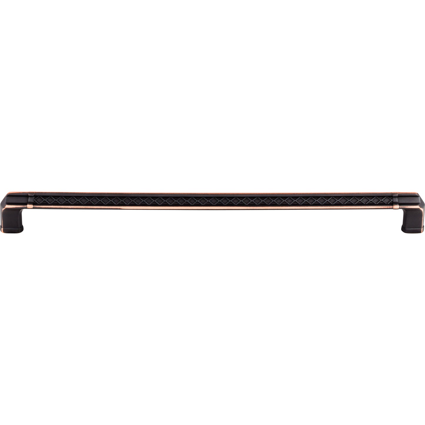 TOP KNOBS TK207UM Tower Bridge 12" Center to Center Bar Pull - Umbrio