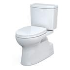 TOTO MS474124CUFG#01 Vespin Ii 1G Two-Piece Elongated 1.0 Gpf Universal Height Toilet With Cefiontect And Ss124 Softclose Seat - Cotton White