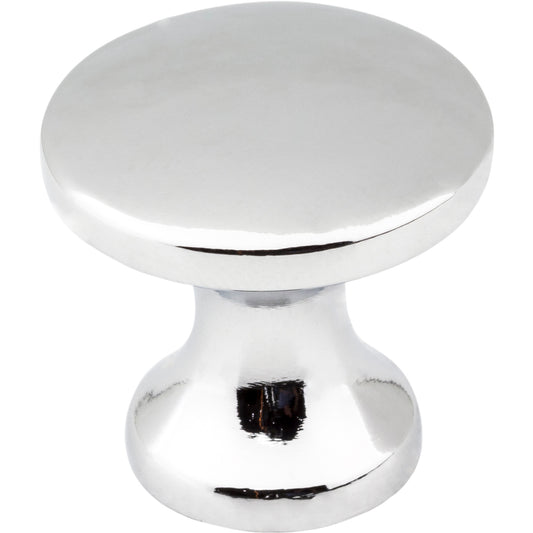 ELEMENTS 3915-PC Slade 1" Diameter Mushroom Knob - Polished Chrome