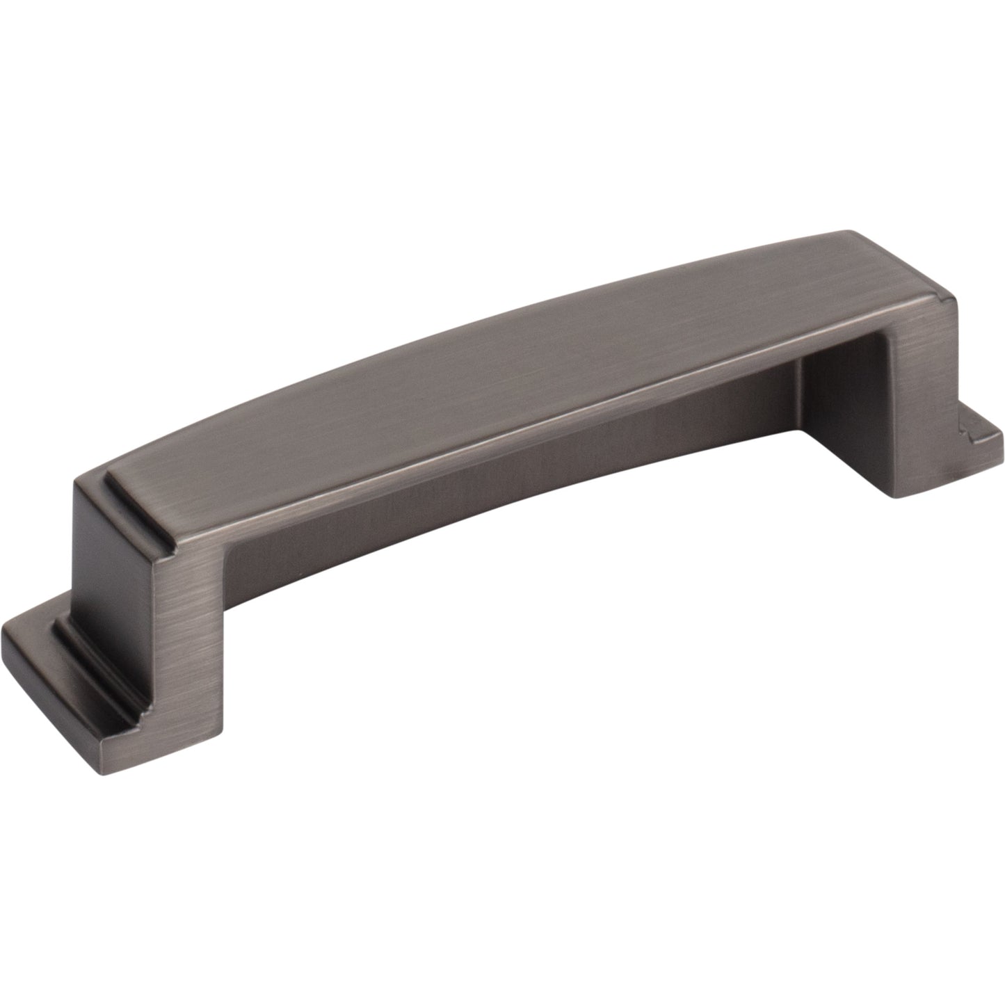 JEFFREY ALEXANDER 141-96BNBDL Renzo 96 mm Center-to-Center Cup/Bin Pull - Brushed Pewter