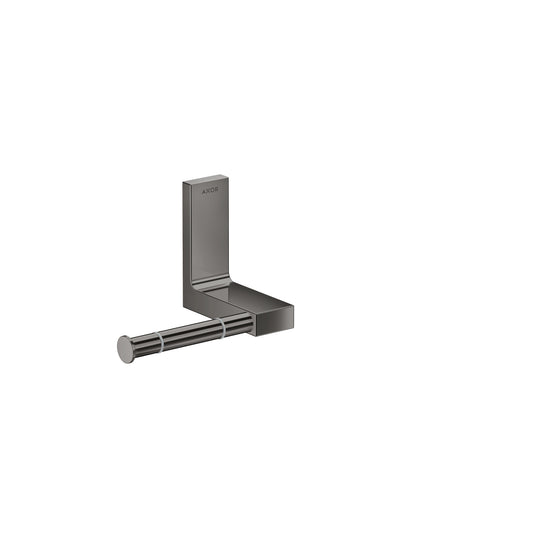 AXOR 42656330 Universal Rectangular Toilet Paper Holder - Polished Black Chrome