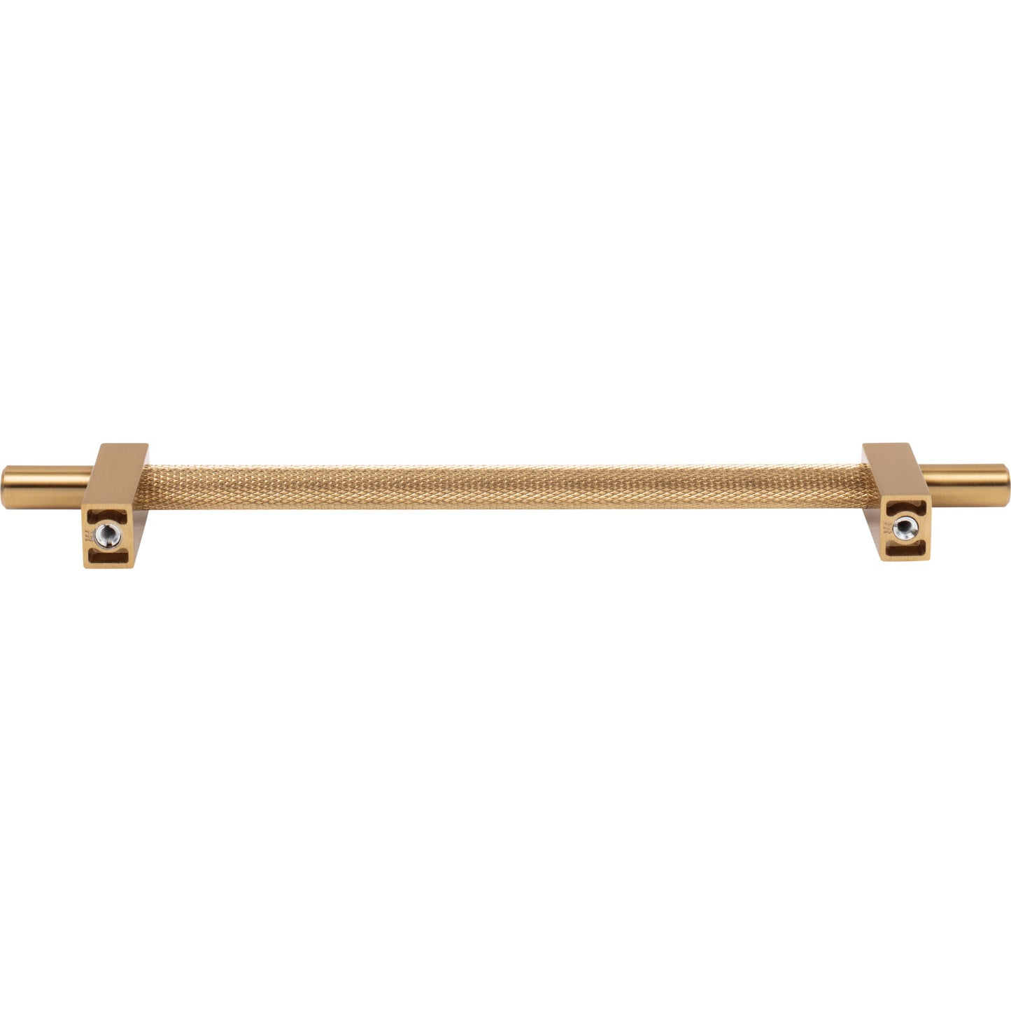 JEFFREY ALEXANDER 598-192SBZ Larkin Knurled Center 192 mm Center-to-Center Bar Pull - Satin Bronze