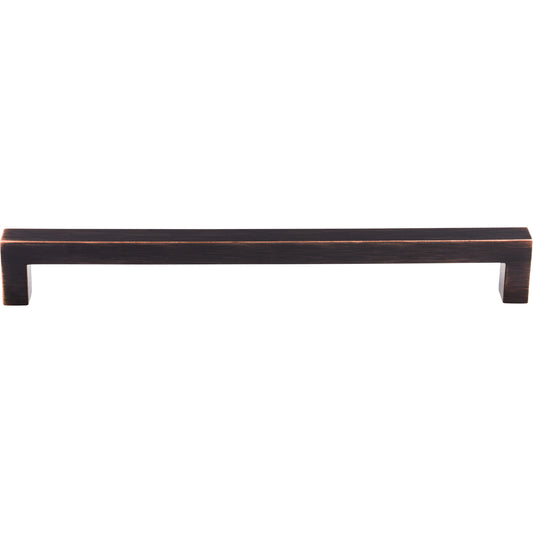 TOP KNOBS TK164TB Square Bar 12" Center to Center Appliance Pull - Tuscan Bronze