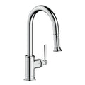 AXOR 16581001 Montreux HighArc Kitchen Faucet 2-Spray Pull-Down, 1.75 GPM - Chrome