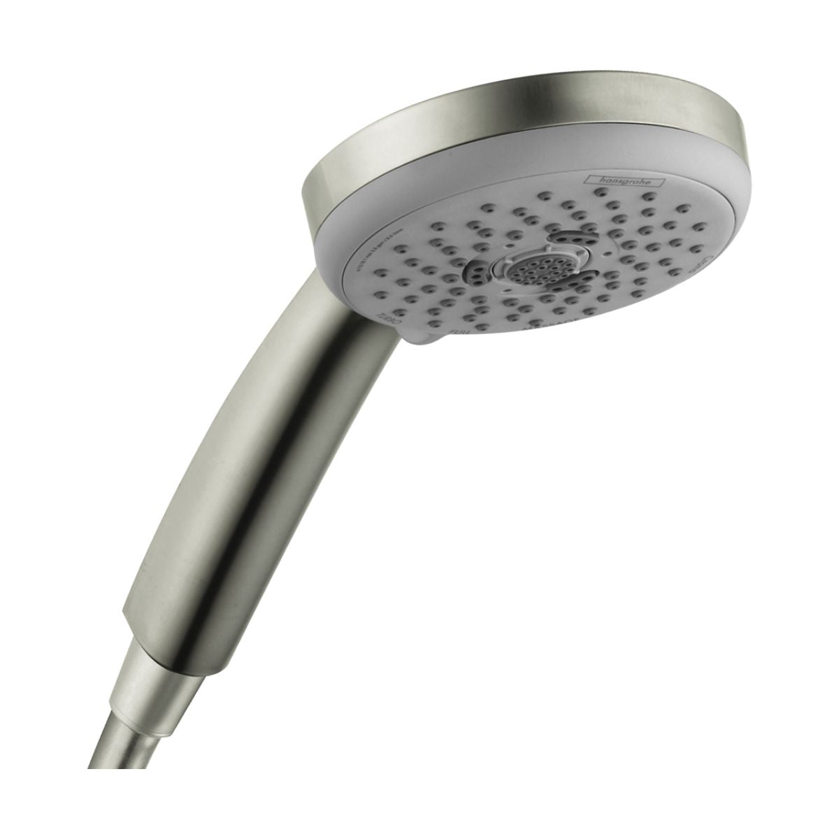 HANSGROHE 04073820 Croma 100 Handshower E 3-Jet, 2.5 GPM - Brushed Nickel