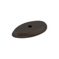 TOP KNOBS M1437 Aspen Oval Knob Backplate - Medium Bronze