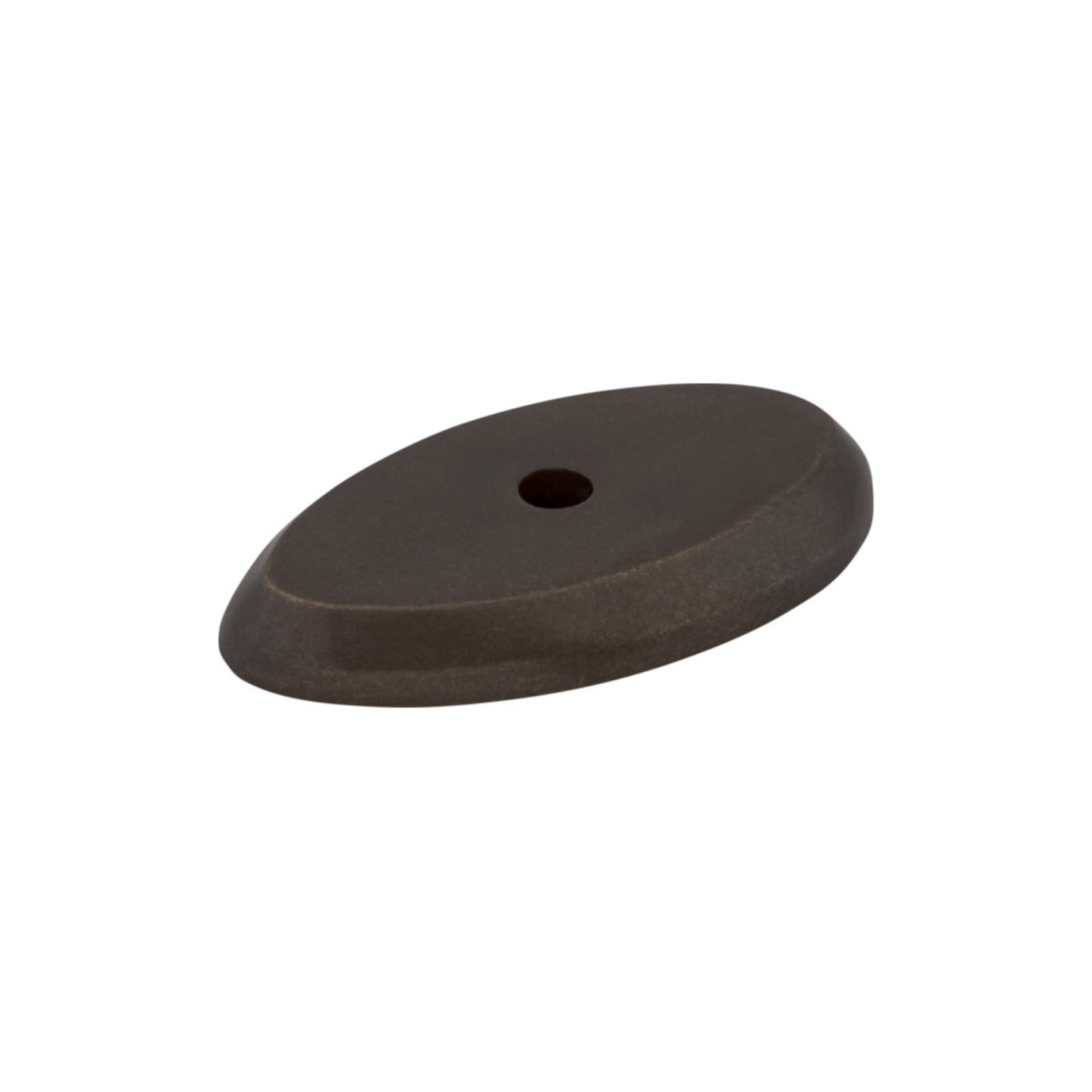 TOP KNOBS M1437 Aspen Oval Knob Backplate - Medium Bronze