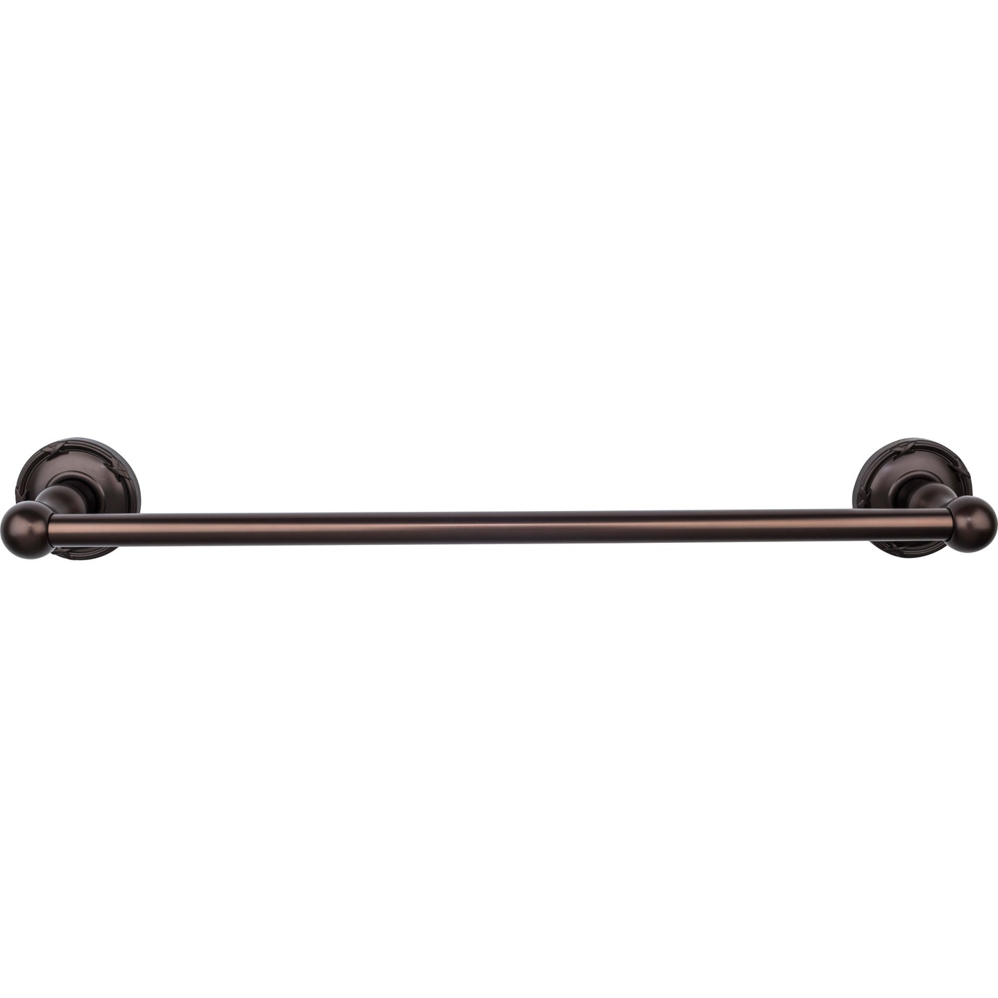 TOP KNOBS ED6ORBE TOP BATH (R) Edwardian Bath Single 20 1/2" Wall Mounted Towel Bar - Oil Rubbed Bronze