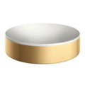 AXOR 42001250 Suite Sinks Round Sink without Overflow, 15 3/4" - Brushed Gold Optic