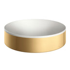AXOR 42001250 Suite Sinks Round Sink without Overflow, 15 3/4" - Brushed Gold Optic
