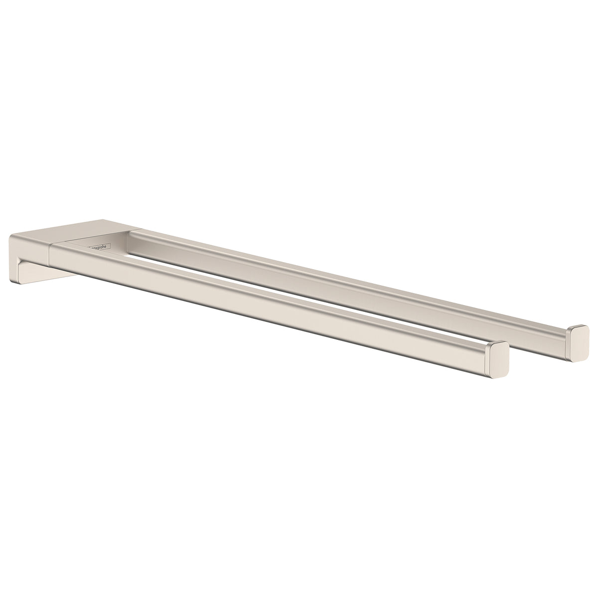 HANSGROHE 41770820 AddStoris Dual Towel Bar - Brushed Nickel