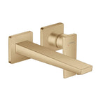 HANSGROHE 32526141 Metropol Wall-Mounted Single-Handle Faucet Trim with Lever Handle, 1.2 GPM - Brushed Bronze