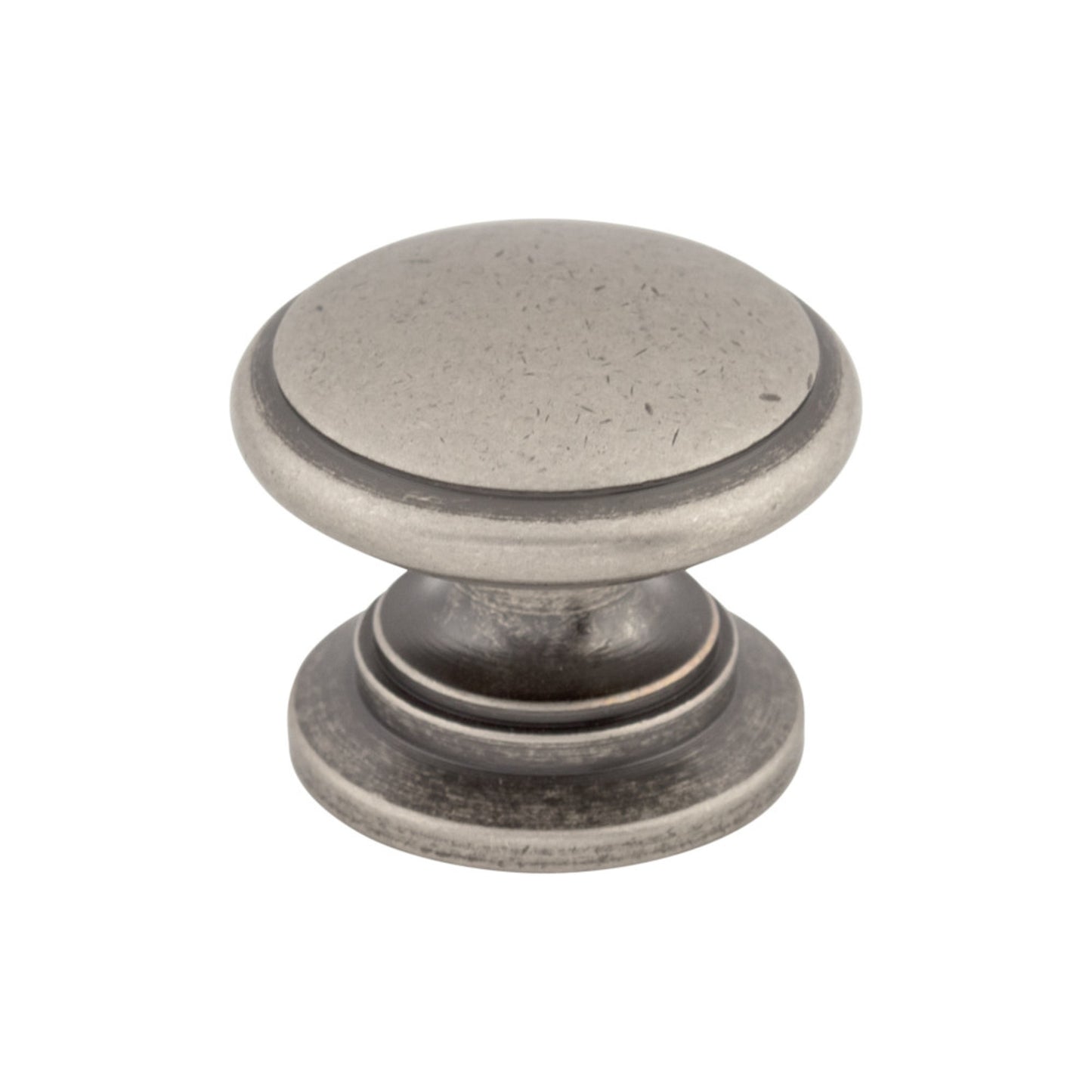 TOP KNOBS M354 Ray 1 1/4" Diameter Round Knob - Pewter Antique