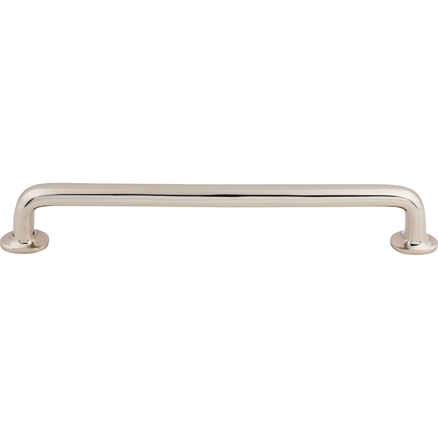 TOP KNOBS M1998 Aspen II Rounded 12" Center to Center Appliance Pull - Polished Nickel