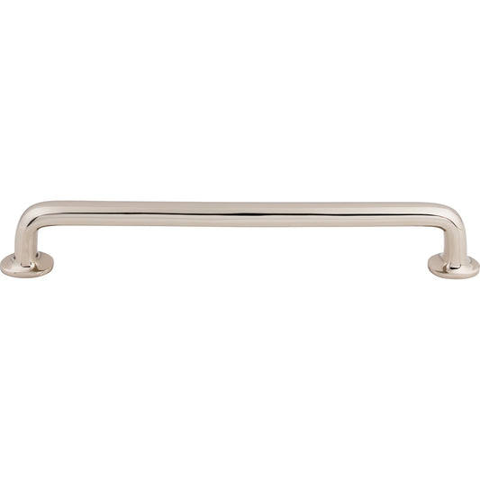 TOP KNOBS M1998 Aspen II Rounded 12" Center to Center Appliance Pull - Polished Nickel