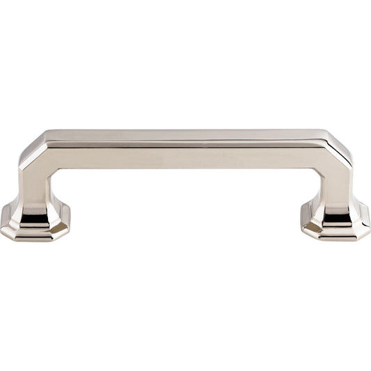 TOP KNOBS TK287PN Emerald 3 3/4" Center to Center Bar Pull - Polished Nickel