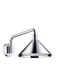 AXOR 26021001 Showers/Front Showerhead 240 2-Jet with Showerarm Trim, 2.5 GPM - Chrome
