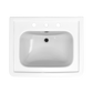 TOTO LPT530.8N#01 Promenade 27-1/2" x 22-1/4" Rectangular Pedestal Bathroom Sink for 8 inch Center Faucets , Cotton White