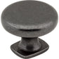 JEFFREY ALEXANDER MO6303DACM Belcastel 1 1-3/8" Diameter Mushroom Knob - Gun Metal