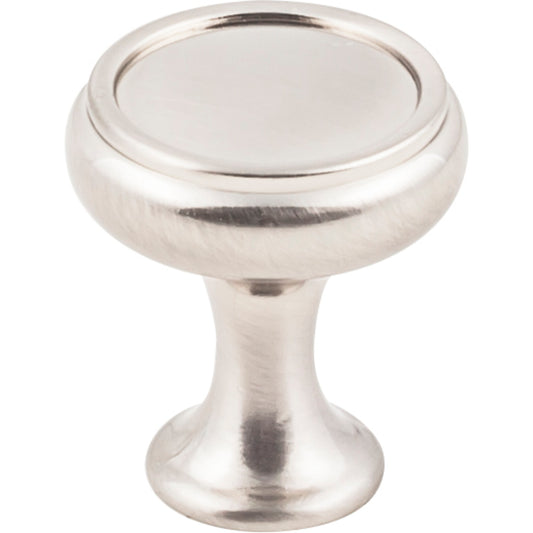 KASAWARE K634SN-10 1-1/8" Diameter Mushroom Knob - Satin Nickel