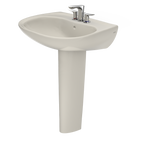 TOTO LPT242.4G#12 Prominence Oval Basin Pedestal Bathroom Sink With Cefiontect For 4 Inch Center Faucets - Sedona Beige