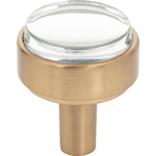 JEFFREY ALEXANDER 775SBZ Carmen 1-1/8" Diameter Mushroom Knob - Satin Bronze