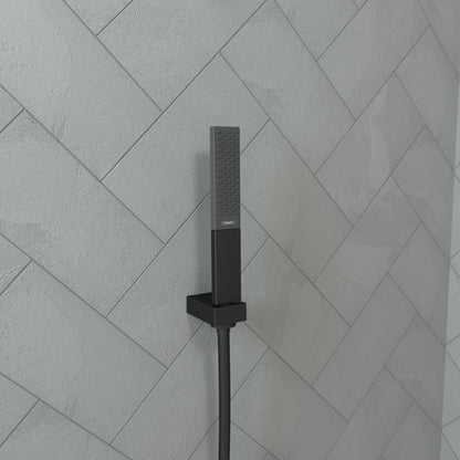 HANSGROHE 26867671 Rainfinity Baton Handshower 100 1-Jet, 1.75 GPM - Matte Black
