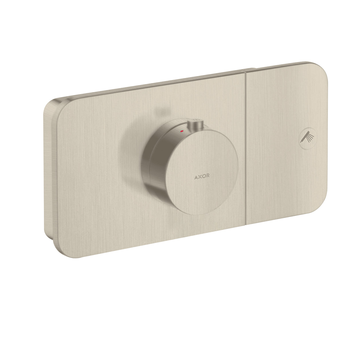 AXOR 45711821 ONE Thermostatic Module Trim for 1 Function - Brushed Nickel