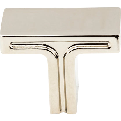 JEFFREY ALEXANDER 867NI Anwick 1-3/8" Length Bar Knob - Polished Nickel