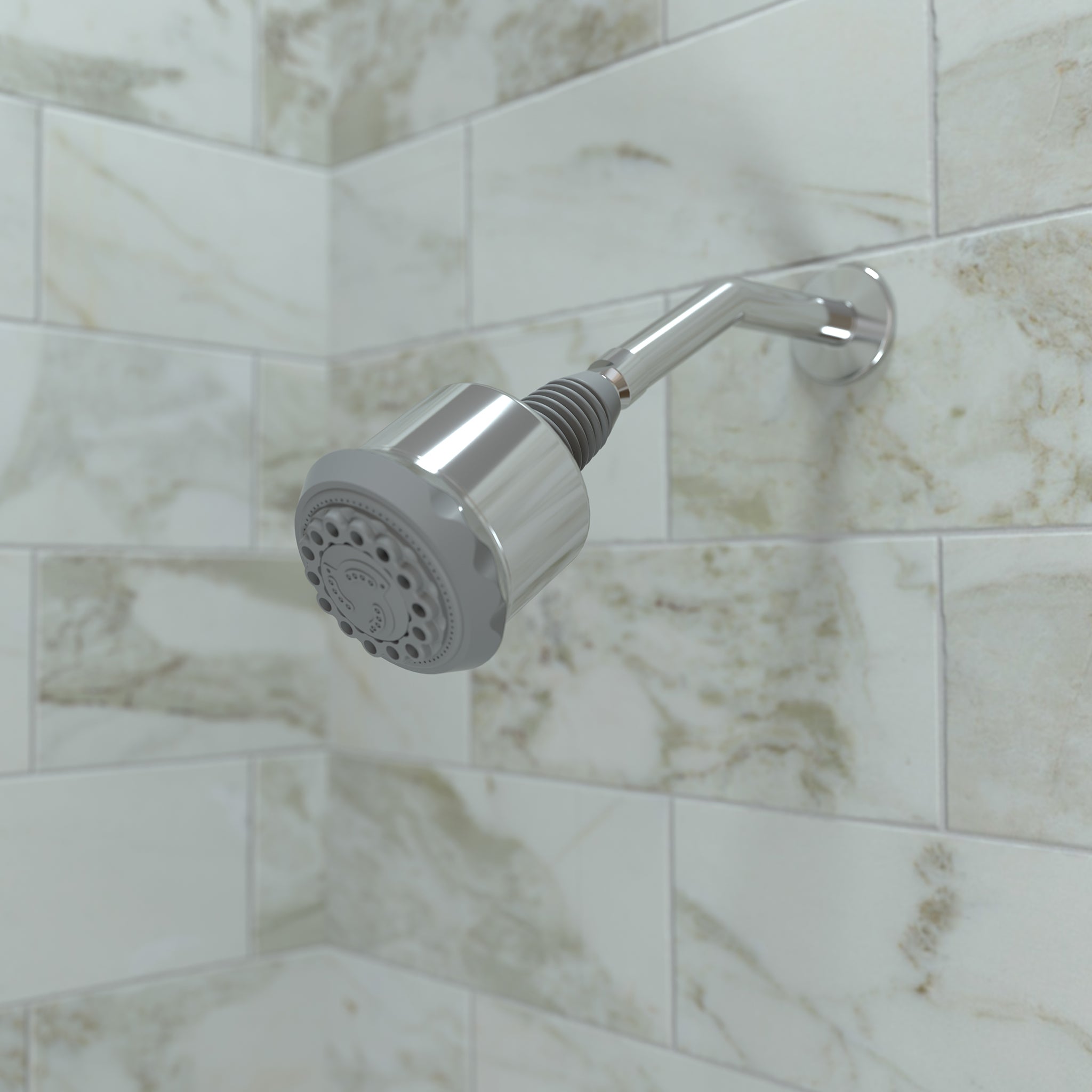 HANSGROHE 28496001 Clubmaster Showerhead 3-Jet, 2.5 GPM - Chrome