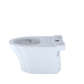 TOTO CT446CEFGN#01 Aquia IV Elongated Universal Height Skirted Toilet Bowl with CEFIONTECT , Cotton White