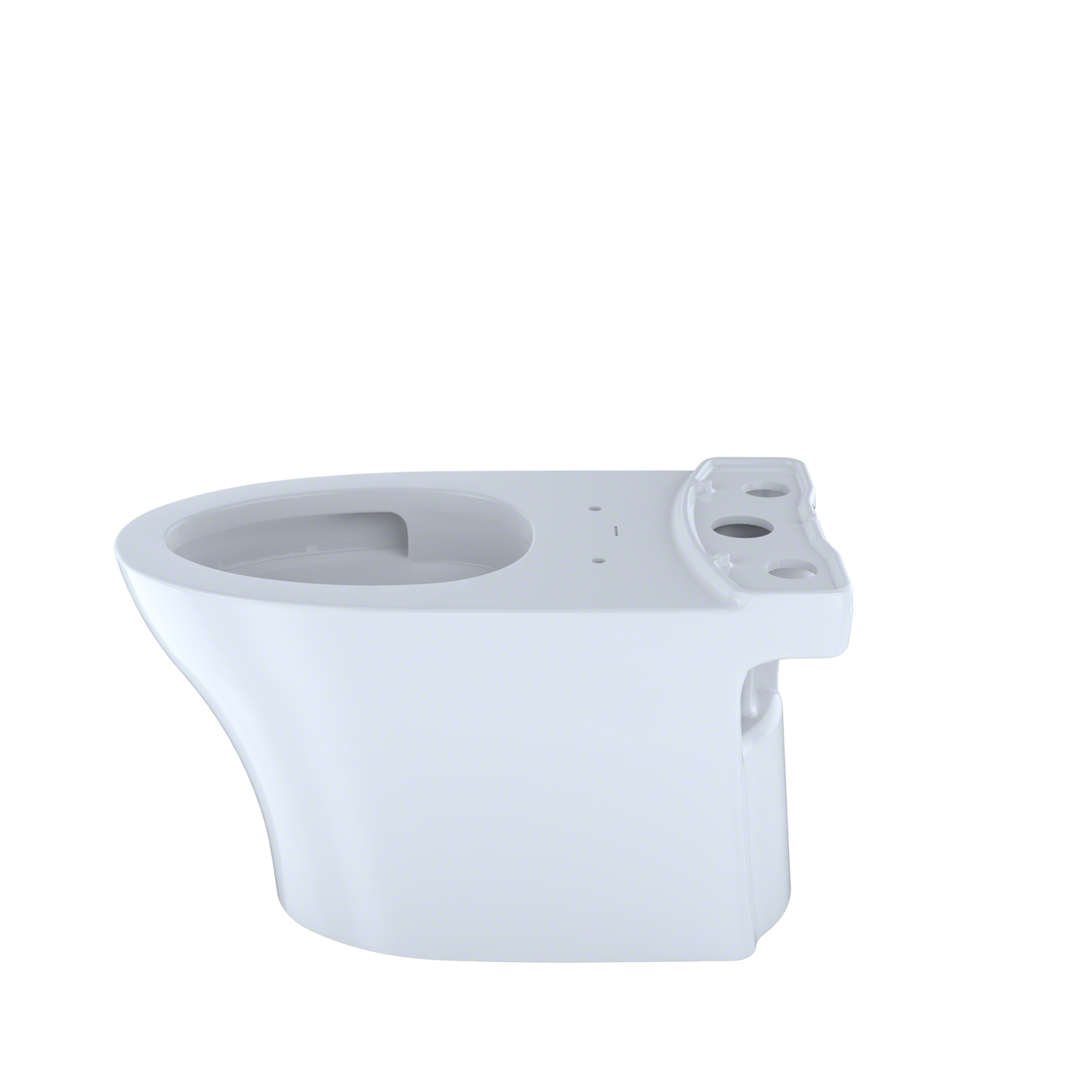 TOTO CT446CEFGN#01 Aquia IV Elongated Universal Height Skirted Toilet Bowl with CEFIONTECT , Cotton White