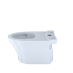 TOTO CT446CEGN#01 Aquia Iv Elongated Skirted Toilet Bowl With Cefiontect - Cotton White
