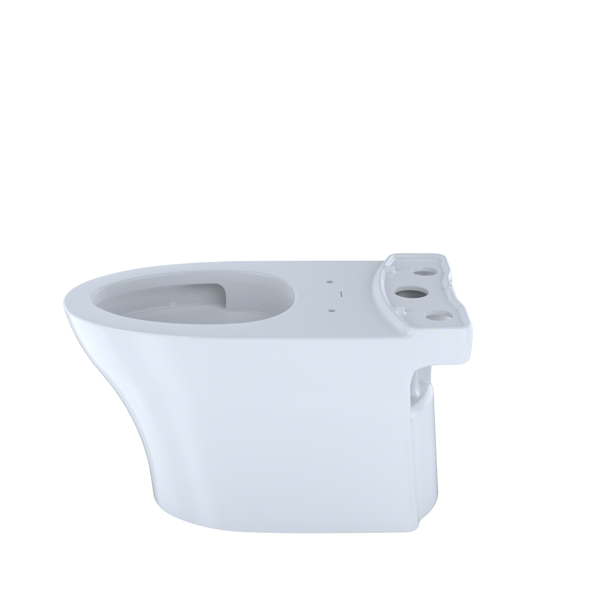 TOTO CT446CEGN#01 Aquia Iv Elongated Skirted Toilet Bowl With Cefiontect - Cotton White
