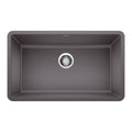 BLANCO 442530 Precis Precis SILGRANIT 30" Single Bowl Undermount Kitchen Sink - Cinder in Cinder