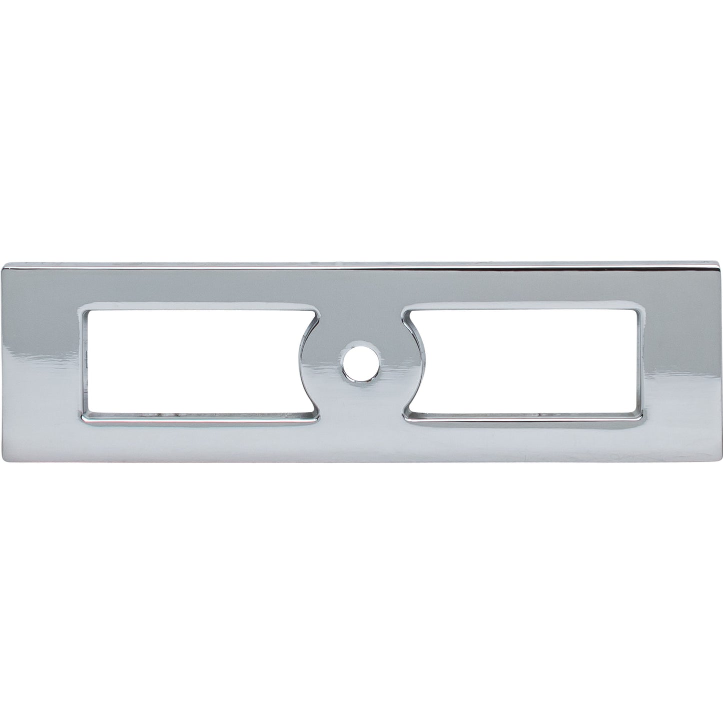 TOP KNOBS TK922PC Hollin 4 9/32" Length Rectangle Knob - Polished Chrome