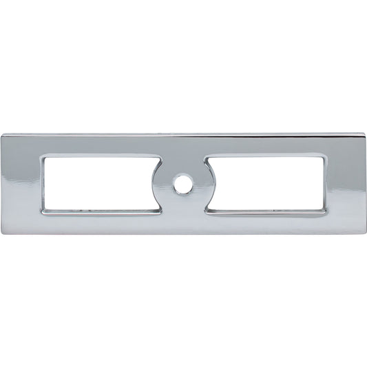 TOP KNOBS TK922PC Hollin 4 9/32" Length Rectangle Knob - Polished Chrome