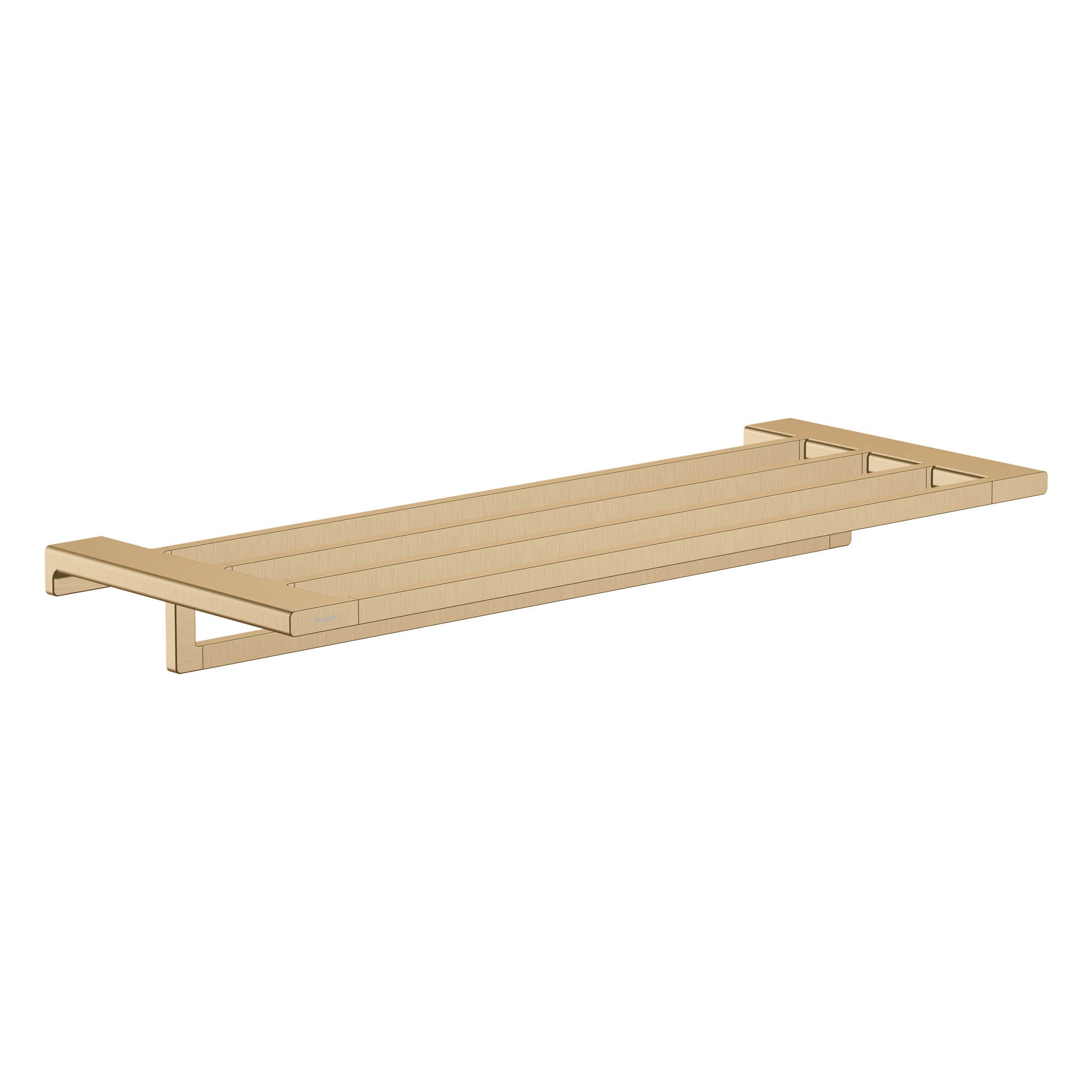 HANSGROHE 41751140 AddStoris Towel Rack with Towel Bar - Brushed Bronze