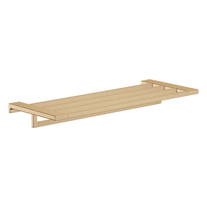 HANSGROHE 41751140 AddStoris Towel Rack with Towel Bar - Brushed Bronze