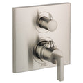 AXOR 39700821 Citterio Thermostatic Trim with Volume Control - Brushed Nickel