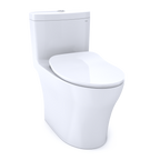 TOTO MS646234CEMFGN#01 Aquia Iv One-Piece Elongated Dual Flush 1.28 And 0.9 Gpf Universal Height - Cotton White