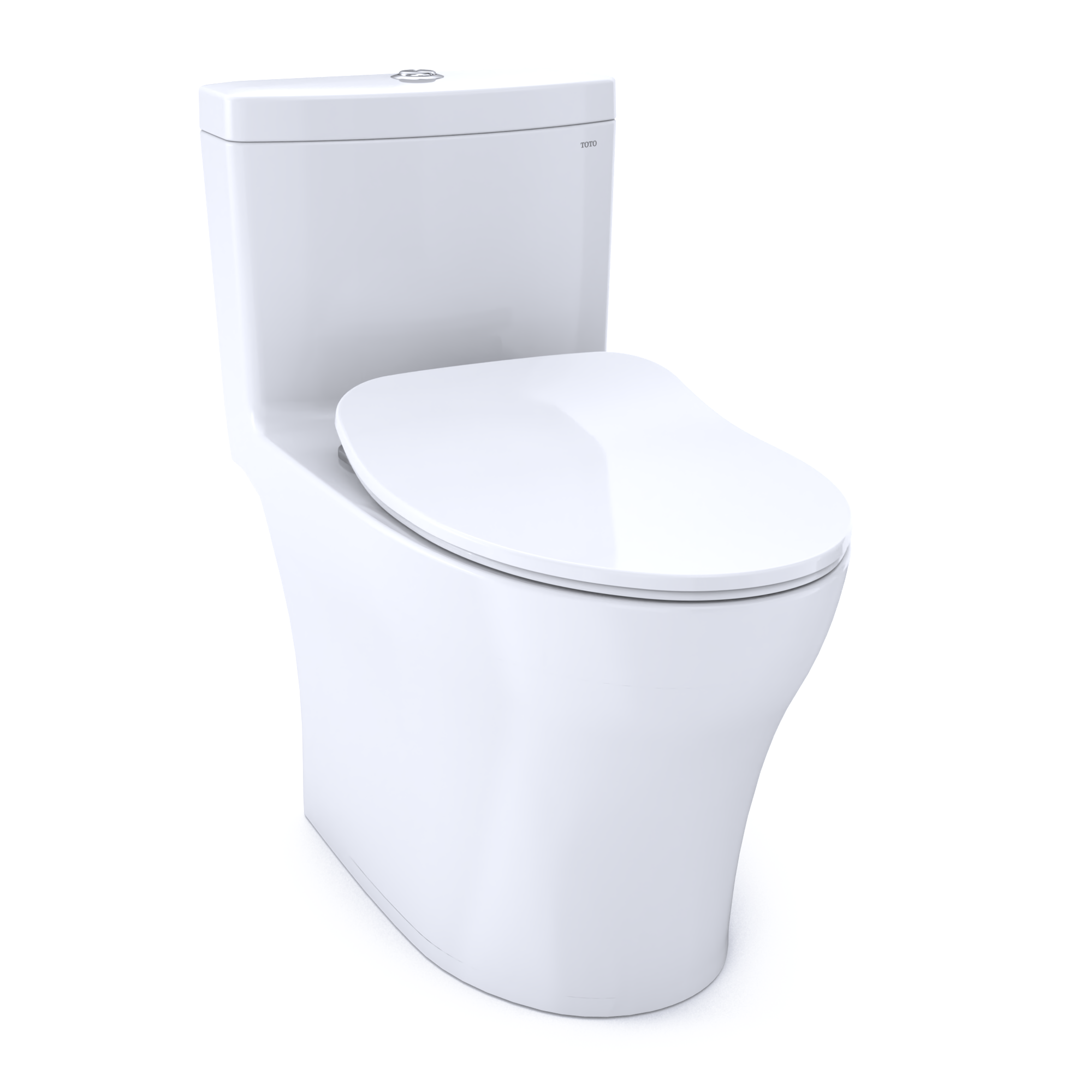 TOTO MS646234CEMFGN#01 Aquia Iv One-Piece Elongated Dual Flush 1.28 And 0.9 Gpf Universal Height - Cotton White