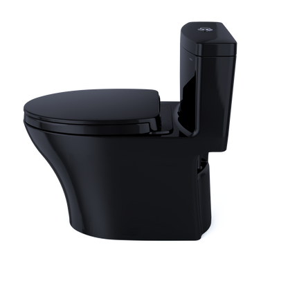 TOTO MS646124CEMFN#51 Aquia Iv One-Piece Elongated Dual Flush 1.28 And 0.9 Gpf Universal Height - Ebony