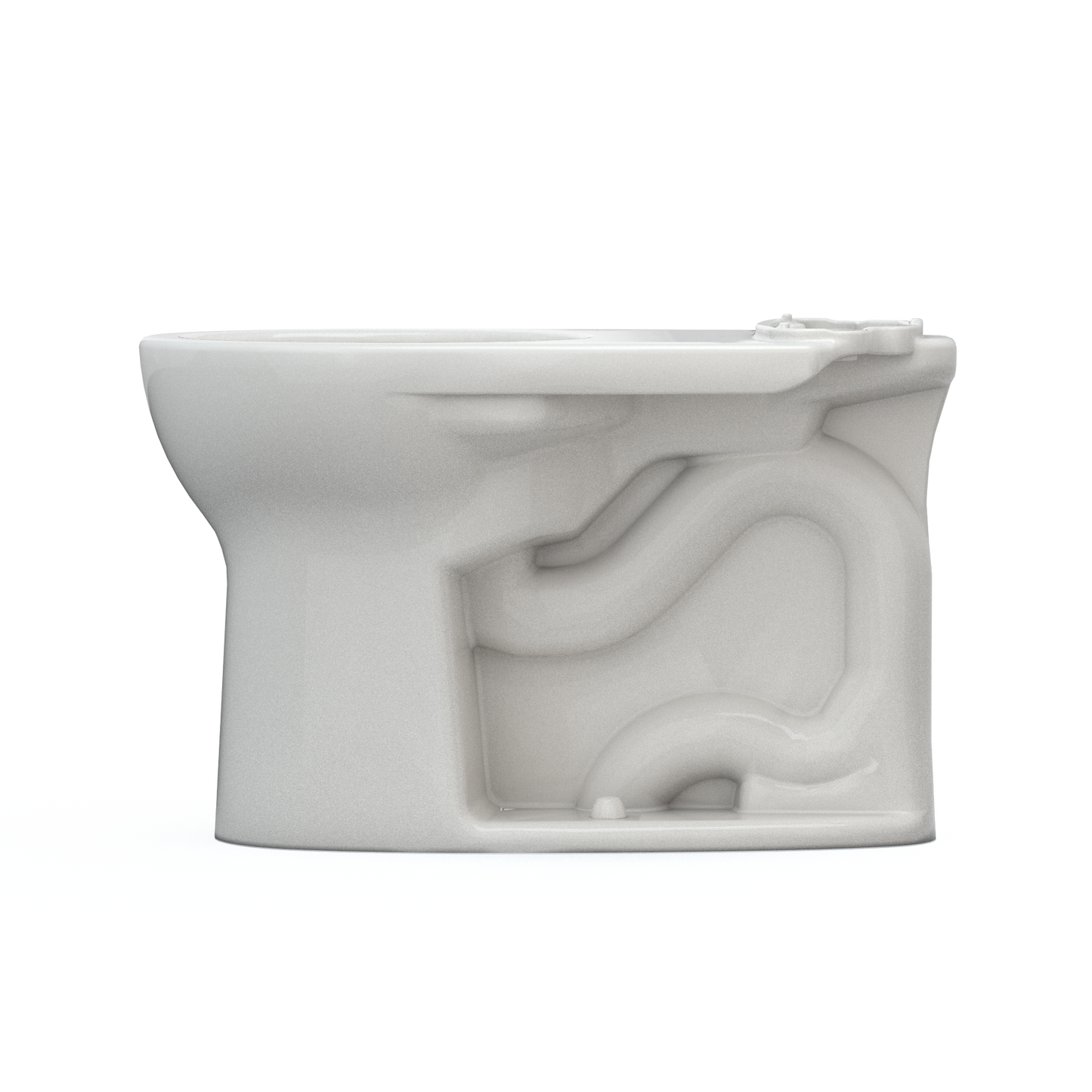 TOTO C775CEFG#11 Drake Round Tornado Flush Toilet Bowl With Cefiontect - Colonial White
