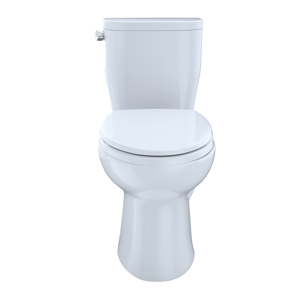 TOTO CST244EF#01 Entrada Two-Piece Elongated 1.28 Gpf Universal Height Toilet - Cotton White