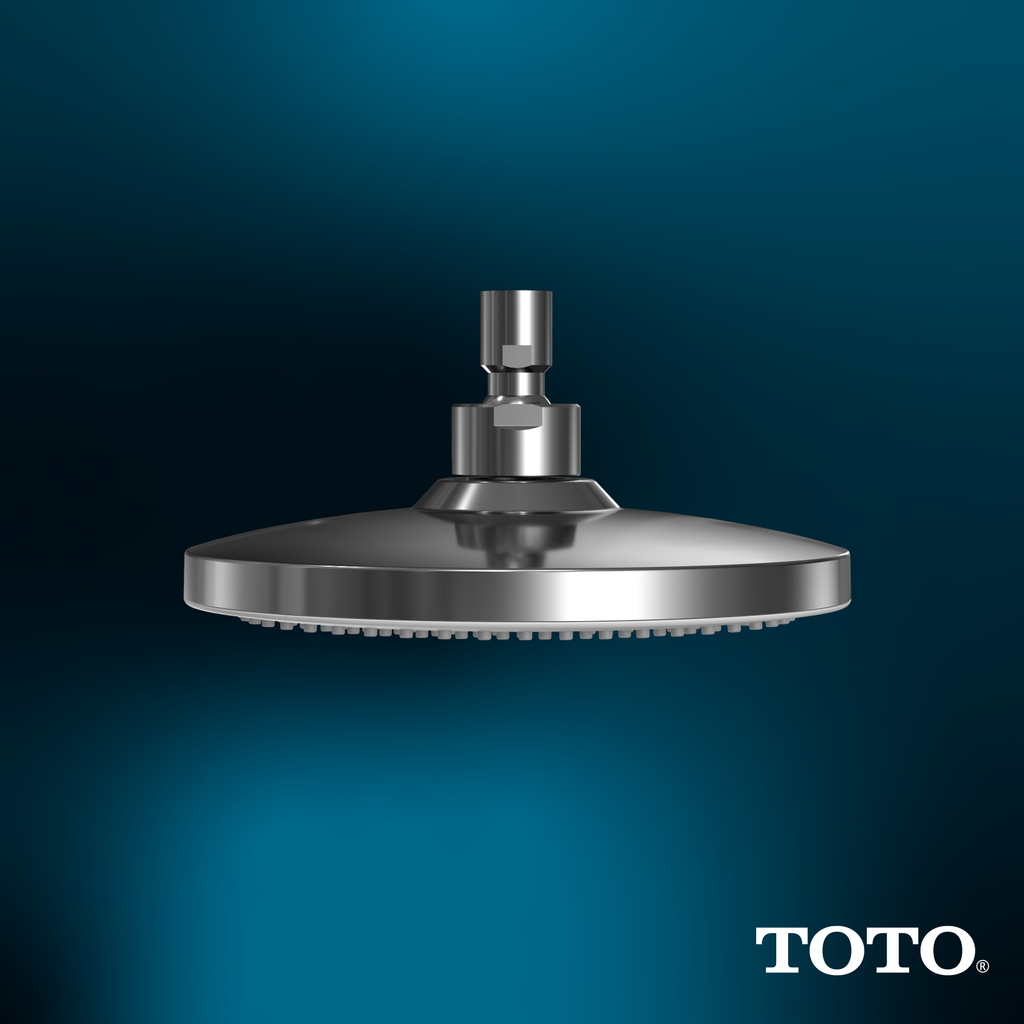 TOTO TBW01004U4#CP G Series 1.75 Gpm Two Spray Function 8.5 Inch Round Showerhead With Comfort Wave And Warm Spa - Polished Chrome